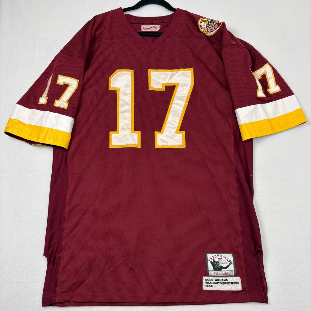 Mitchell & Ness Doug Williams Washington Redskins 1986 Throwback Jersey Mens 52